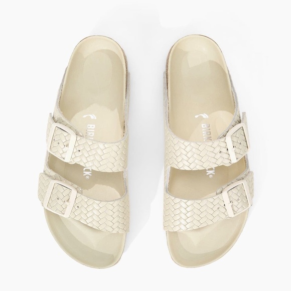 STAUD x Birkenstock Arizona Sandal - Ecru - Picture 1 of 4